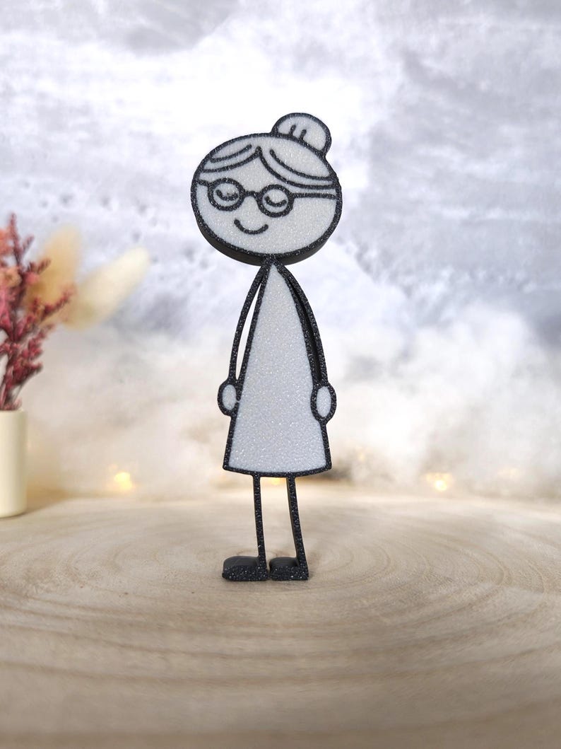 3D Druck Figur Oma – Muttertag – Geburtstagsgeschenk für Oma