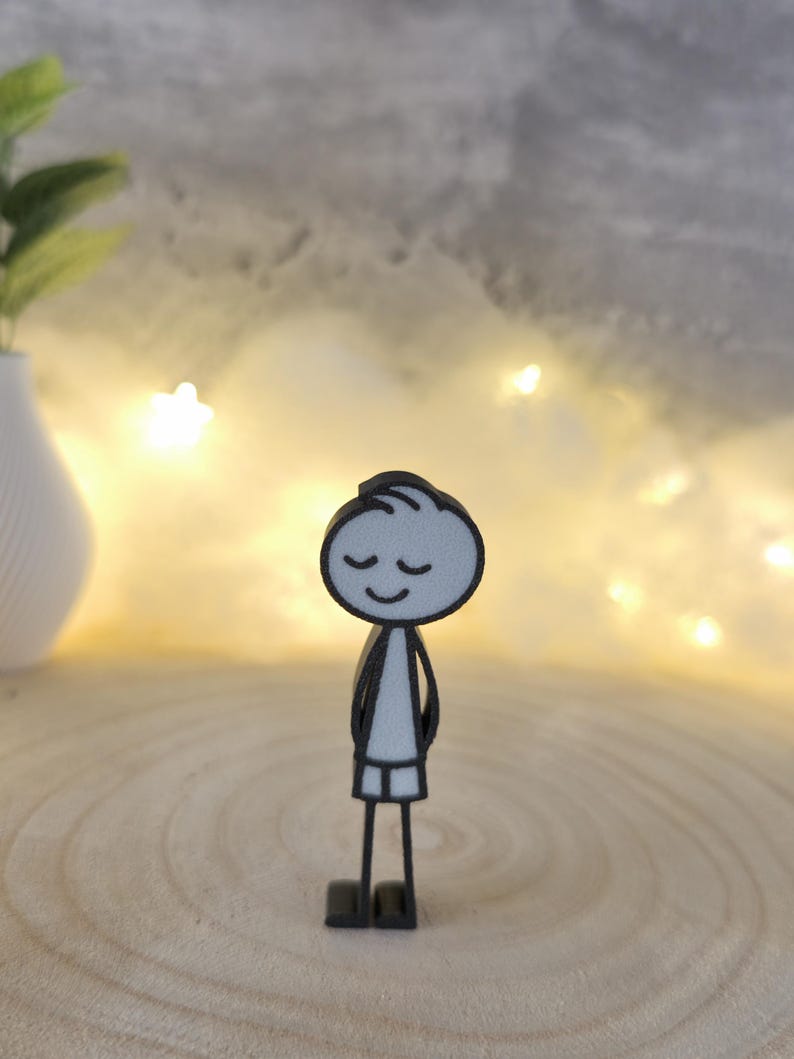 3D gedruckte Jungenfigur – minimale Deko – Ergänzung Familie