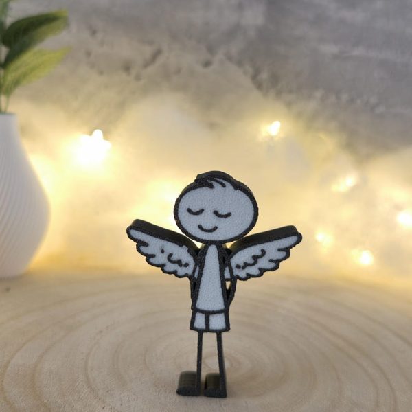 3D gedruckter Schutzengel Junge